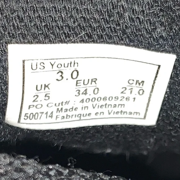 Vans classic black & gray Gs - Picture 8 of 8